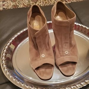 Christian Louboutin Camel Suede Bootie Size 41